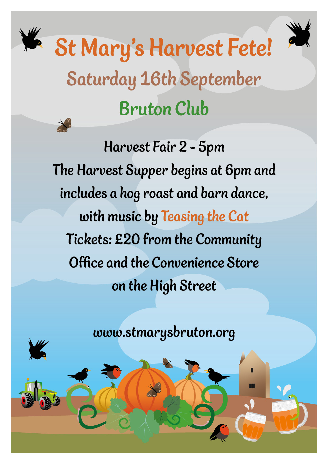 Harvest Fete & Supper Poster