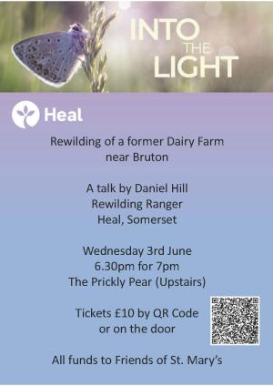 A talk by Daniel Hill, Rewilding Ranger at Heal
